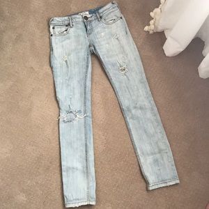 Free People distressed jeans